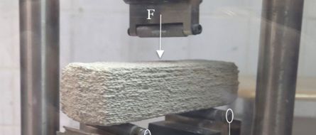 3D particle bed printing - bending test (Viktorija Tanev).